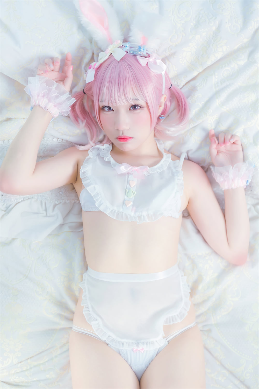 弥美Mime 白粉色兔女郎2
